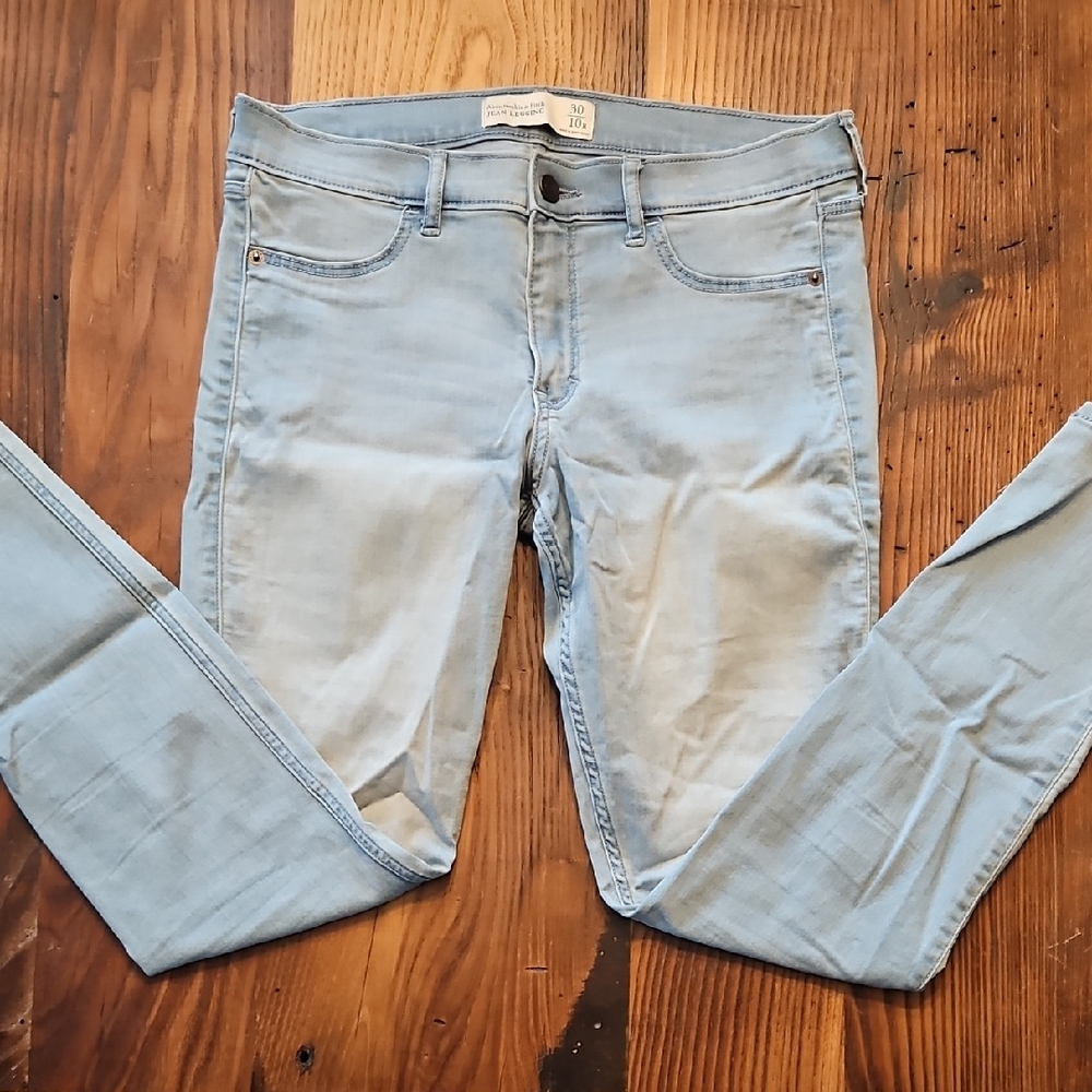Abercrombie & Fitch Light Blue Skinny Jeans